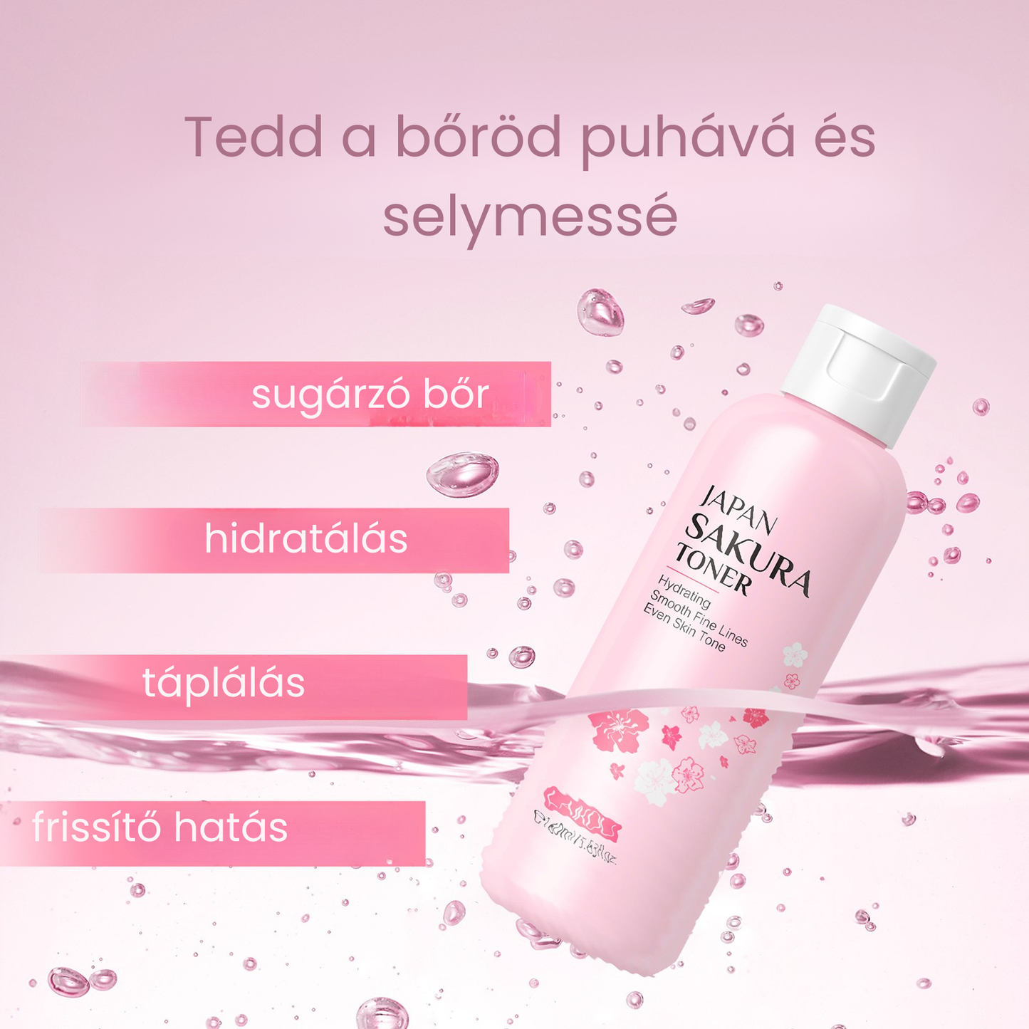 Japan Sakura - Toner hialuronsavval