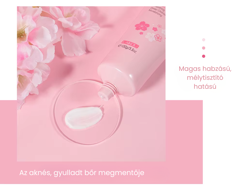 Japan Sakura - Mélytisztító arclemosó