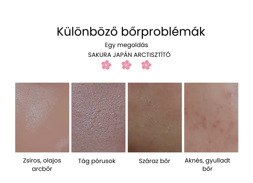Japan Sakura - Mélytisztító arclemosó